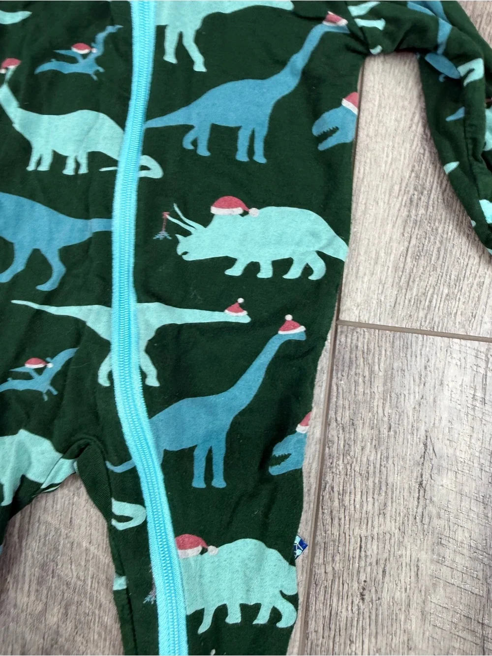 KicKee‎ Kids Green Dinosaur PJs